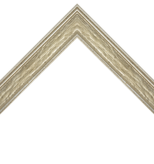 distressed silver frame