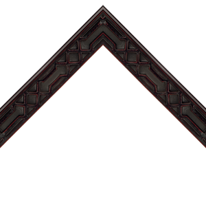 embossed ornate black frame