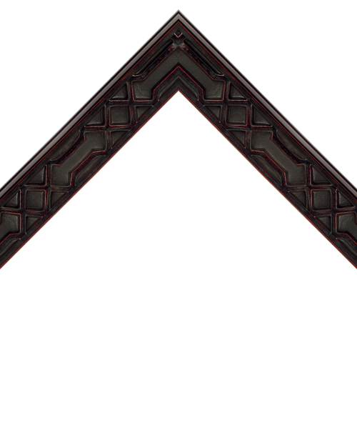 embossed ornate black frame