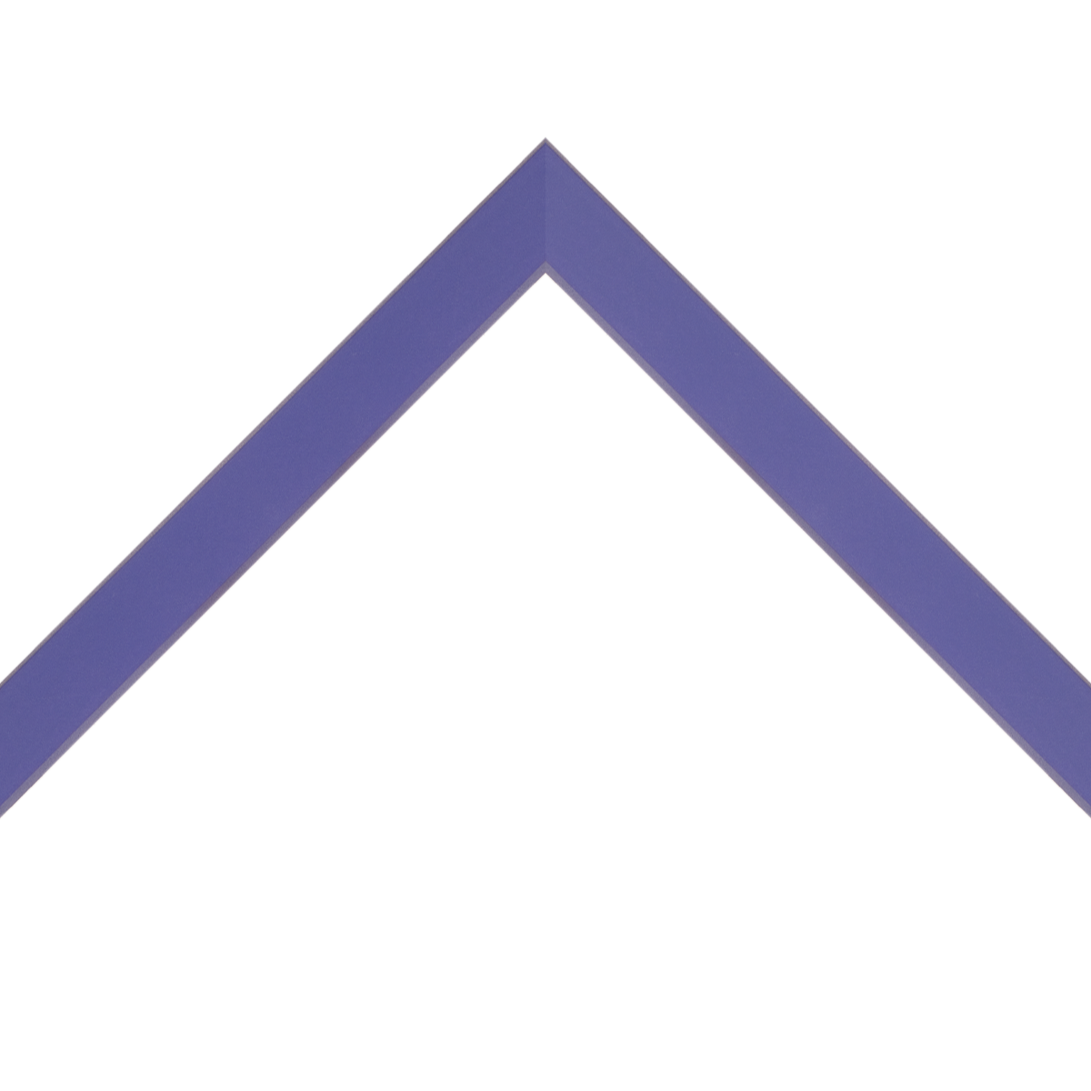 matte purple frame with bevel lip