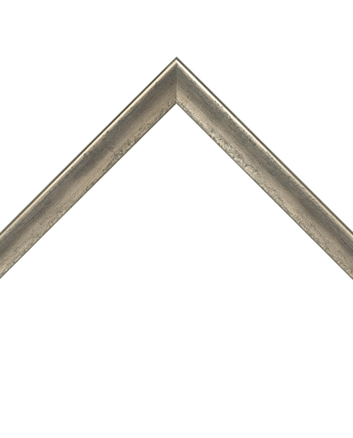 distressed dark silver frame