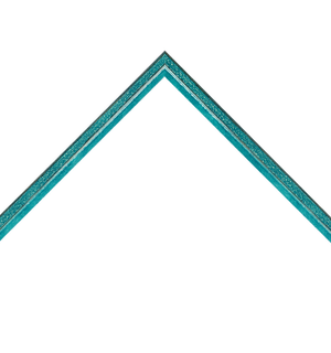 thin glossy light blue frame