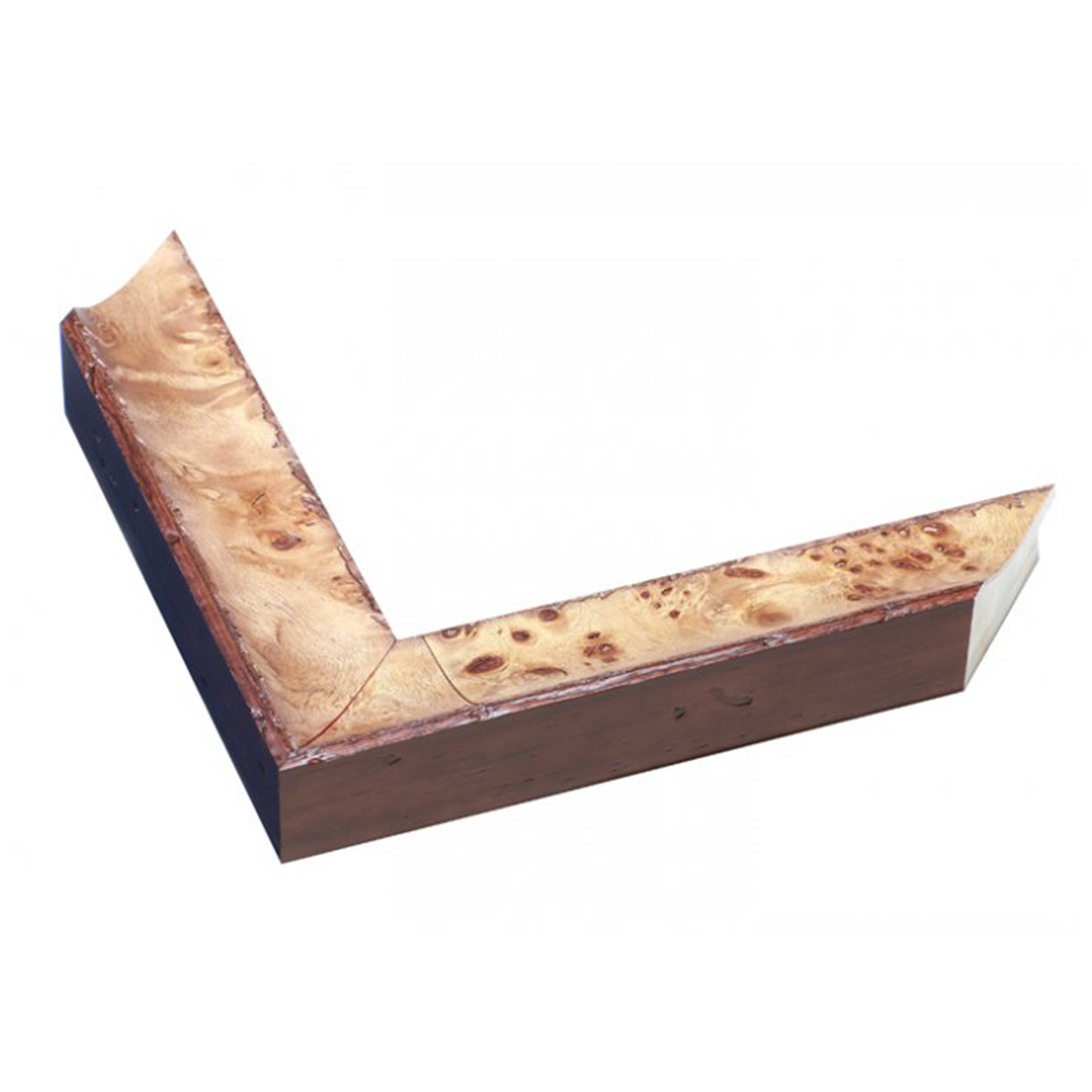 distressed pecan brown frame