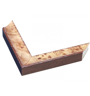 distressed pecan brown frame