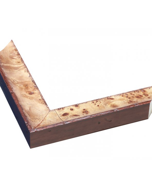 distressed pecan brown frame