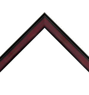 sloped mahogany frame