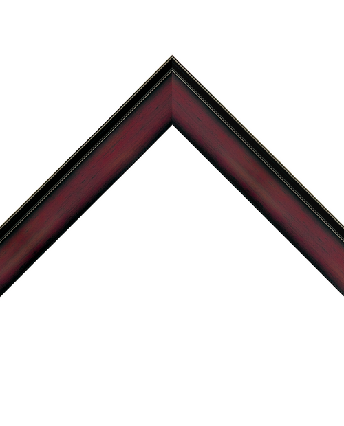 sloped mahogany frame