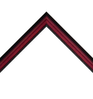 rich brown frame with inner edge detail