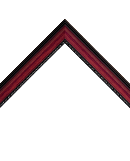 rich brown frame with inner edge detail