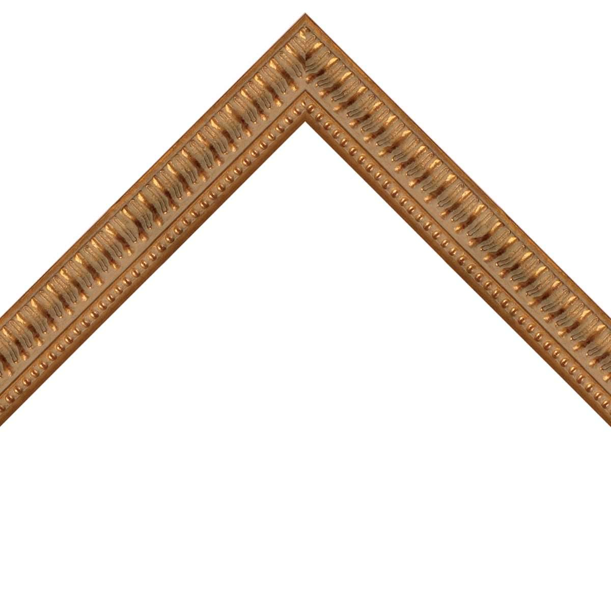 ornate gold frame with beads