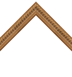 ornate gold frame with beads