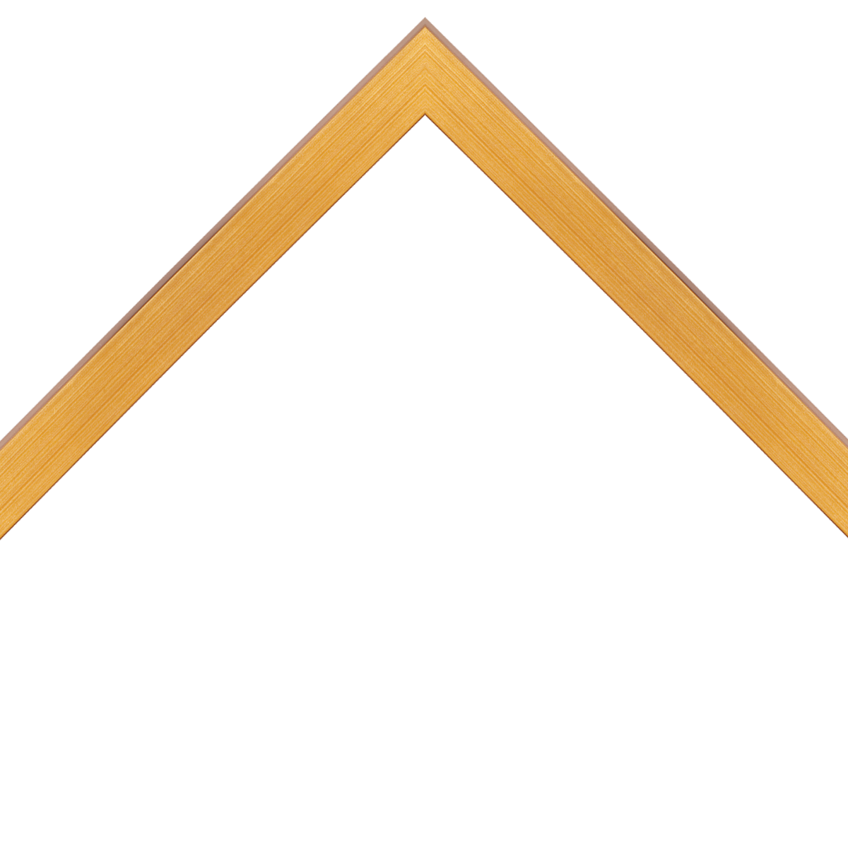 flat metallic gold frame