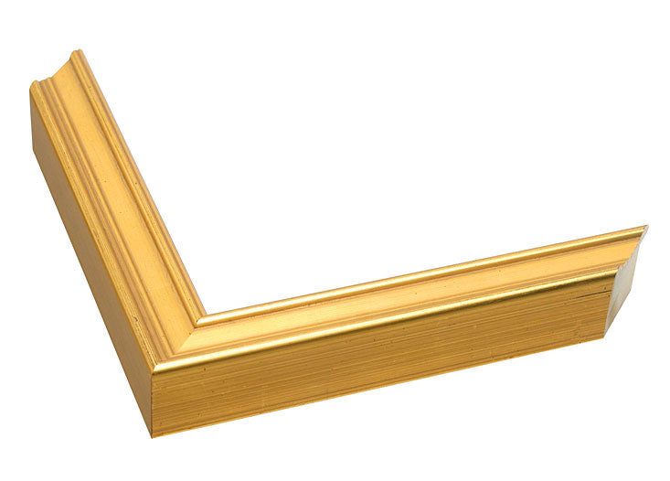 gold frame with raised edge detail
