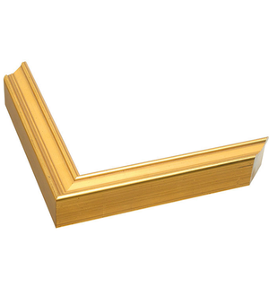 gold frame with raised edge detail