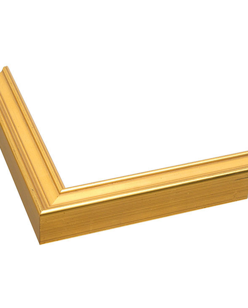 gold frame with raised edge detail