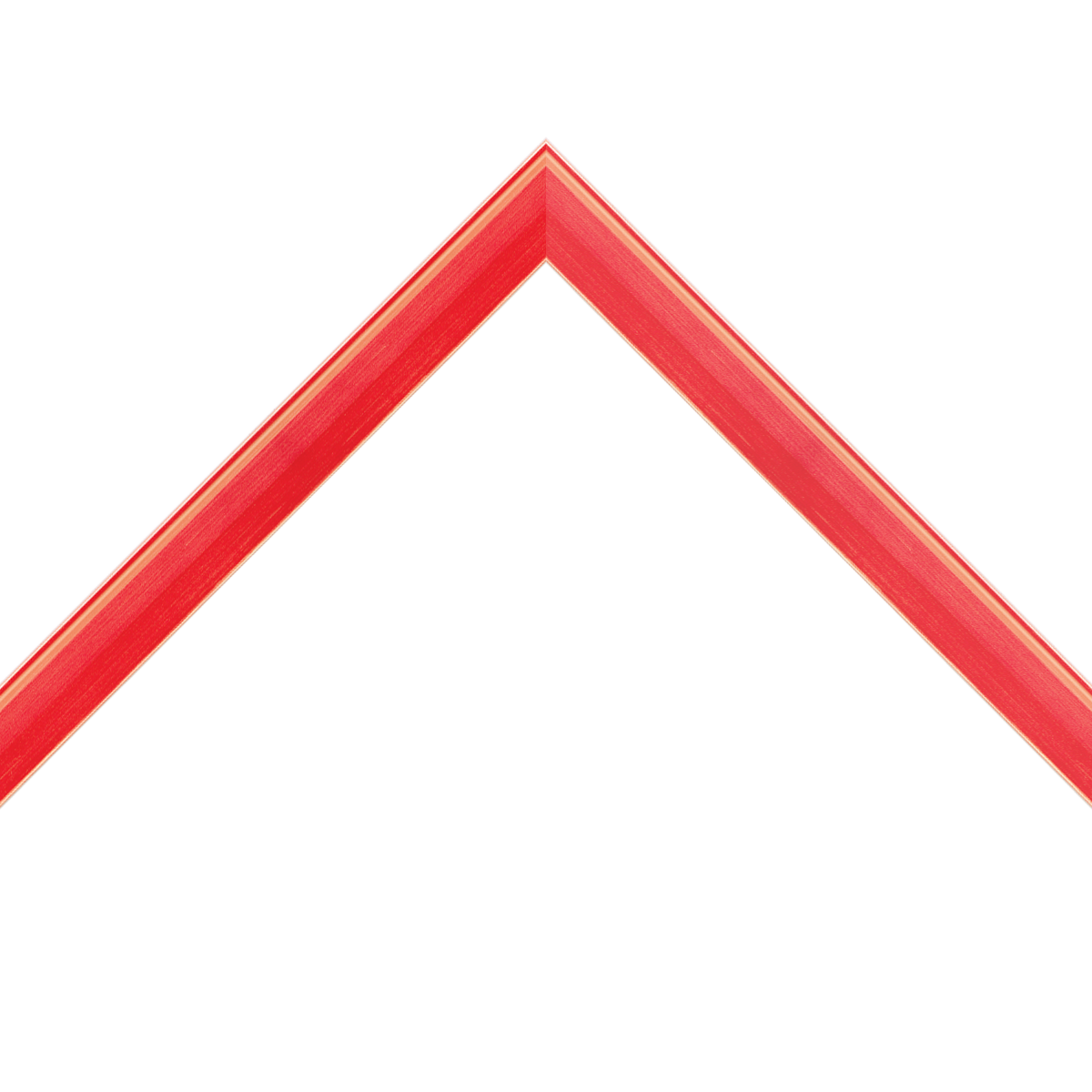 thin glossy red frame