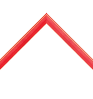 thin glossy red frame