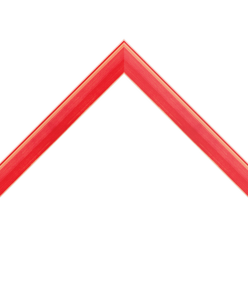 thin glossy red frame