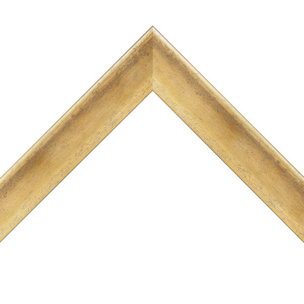 distressed gold scoop frame
