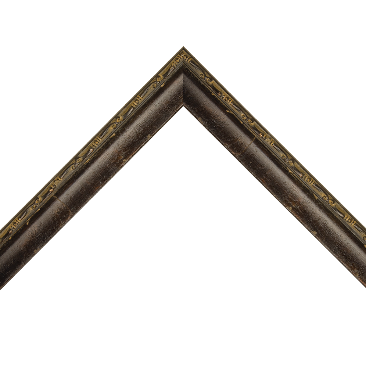 black scoop frame with edge detail