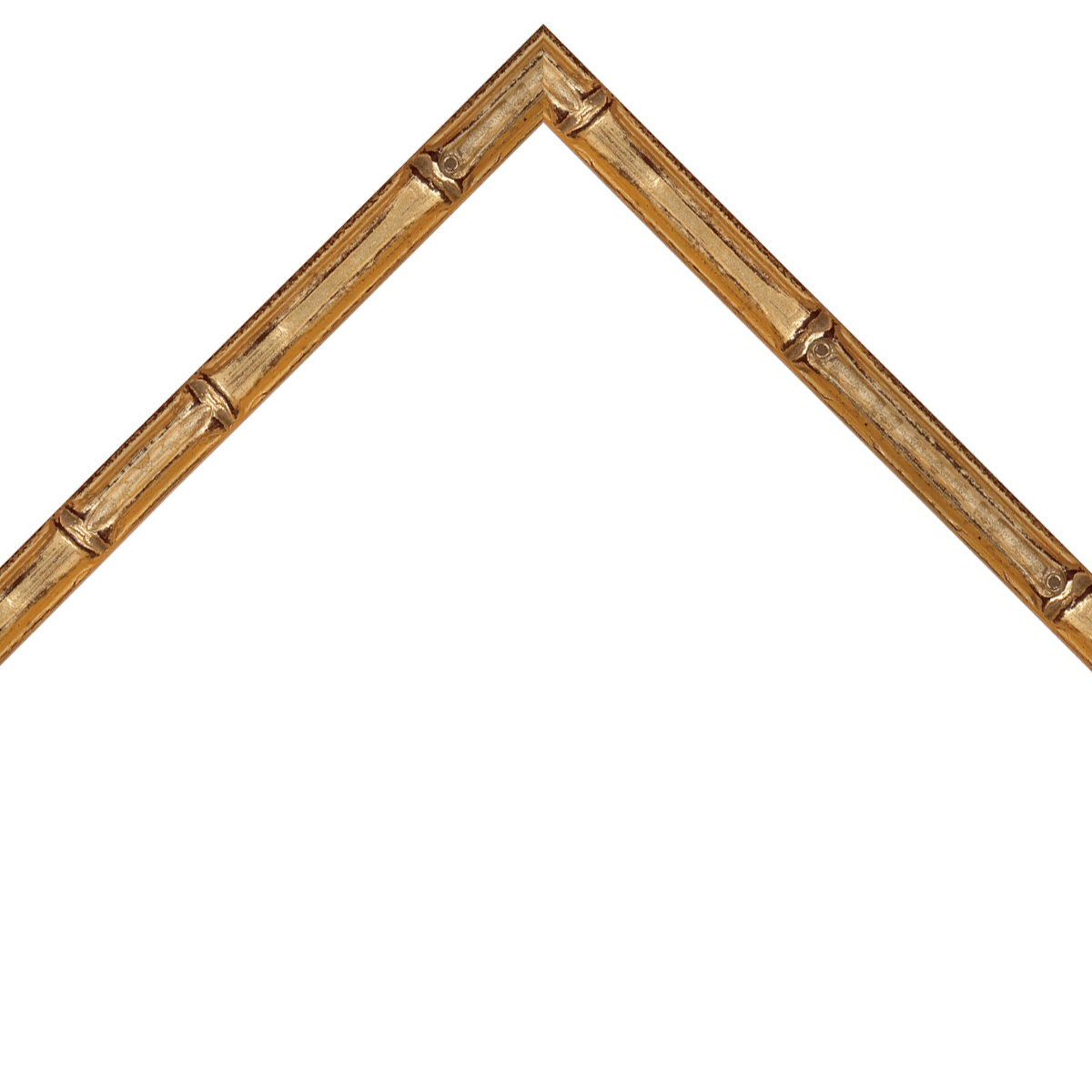 thin bamboo style silver frame