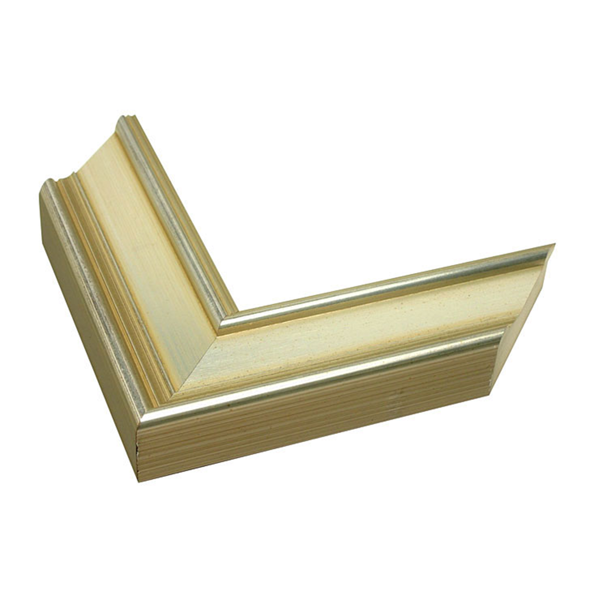 raised edge silver frame