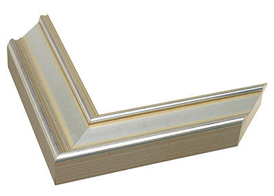 raised edge silver frame