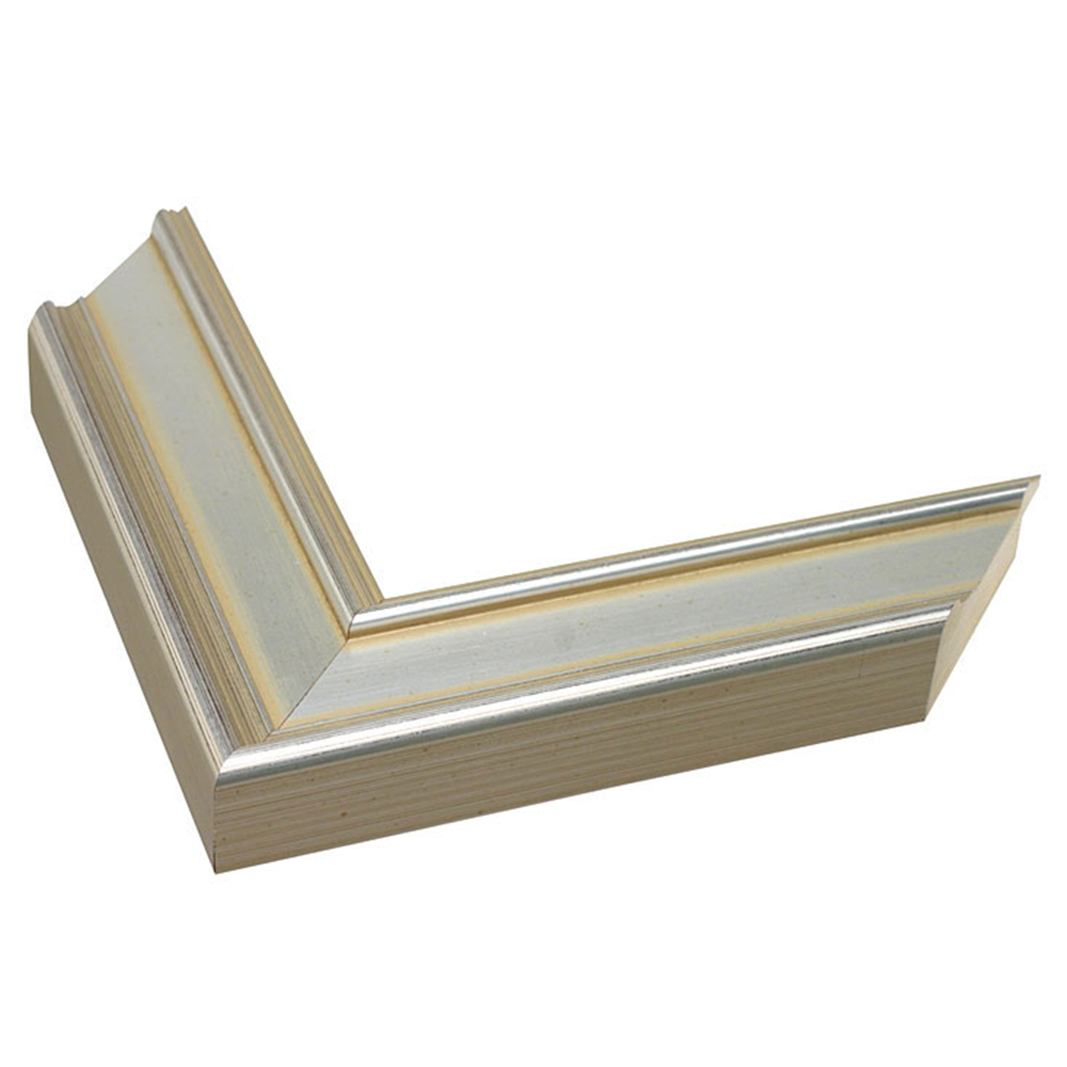 raised edge silver frame