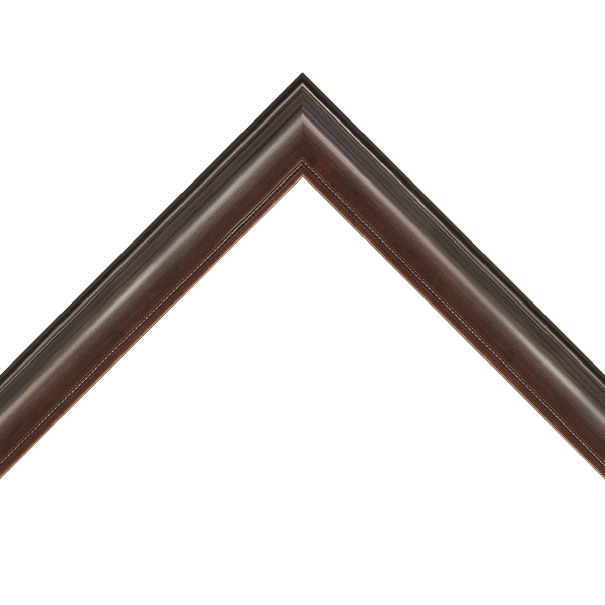 classic brown frame with dotted lip