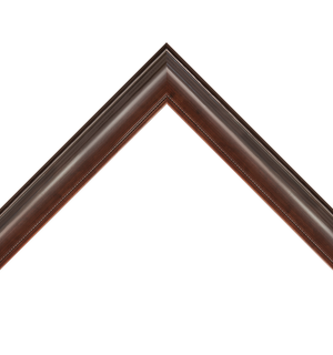 classic brown frame with dotted lip