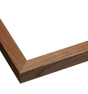 stained pecan brown frame