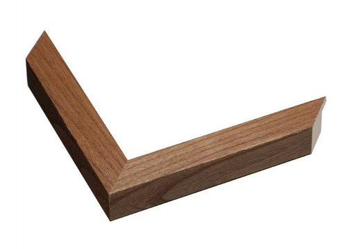 stained pecan brown frame