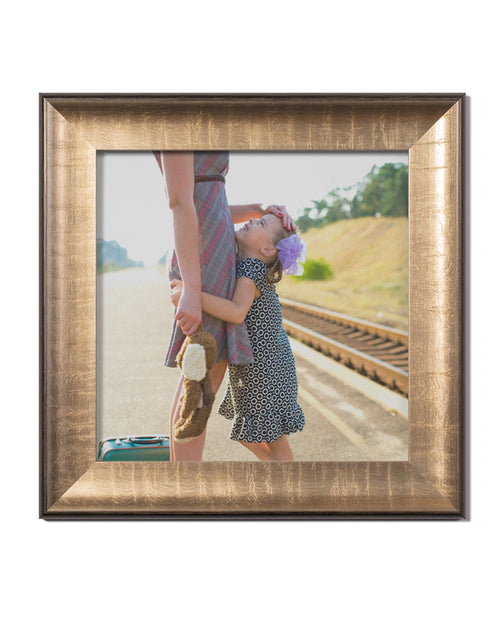 cracked silver frame