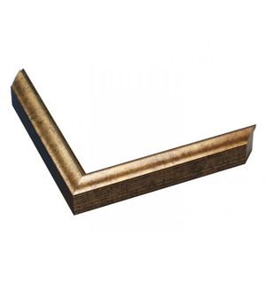 thin metallic dark gold frame 