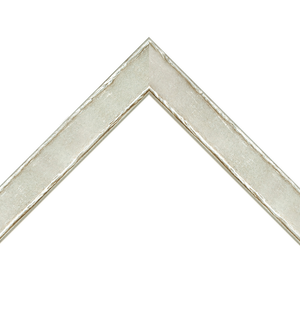 aged silver rustic frame