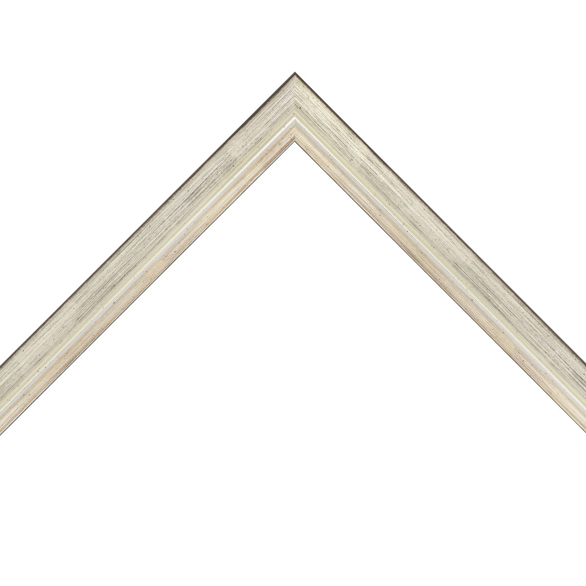 distressed silver frame