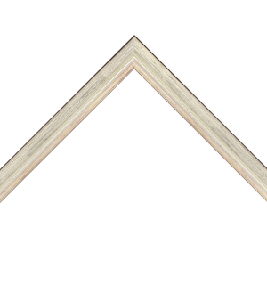 distressed silver frame