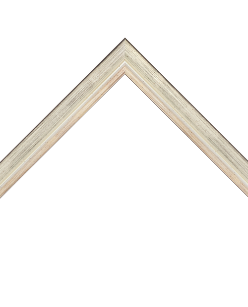 distressed silver frame