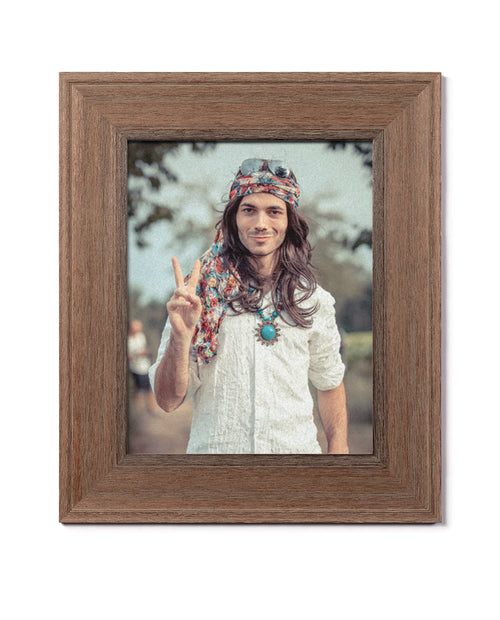 gray textured wood frame