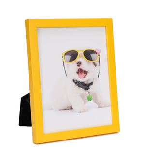 bright yellow frame