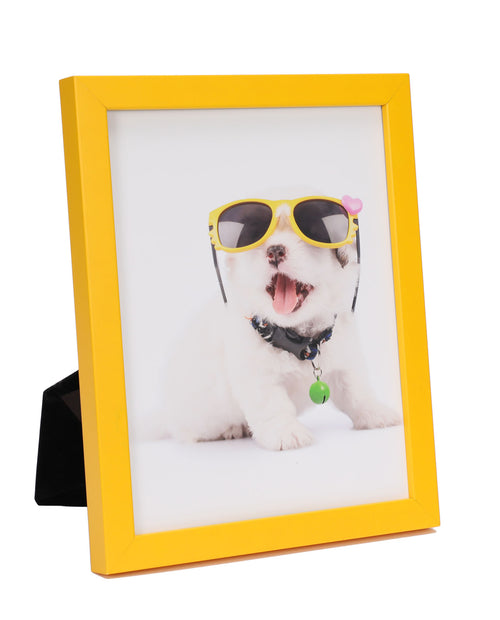 bright yellow frame